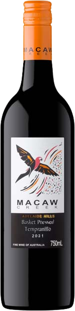 Macaw Creek Wines Basket Pressed Tempranillo 2021 Adelaide Hills